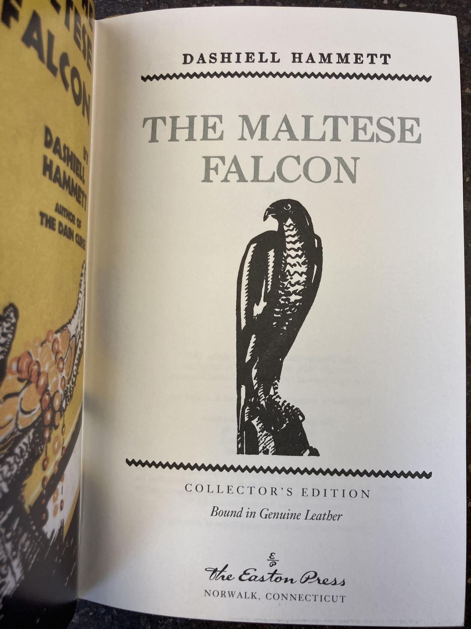 Dashell Hammett / EASTON PRESS THE THIN MAN / THE MALTESE FALCON