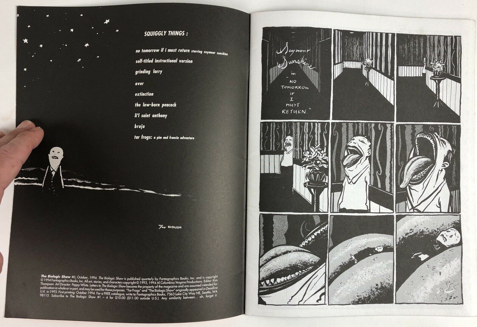 Biologic Show No.0 Al Columbia First Printing